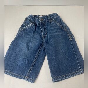 Levi’s Strauss Denim Jean Cargo Shorts Blue Boys Size 6R Adjustable Waist